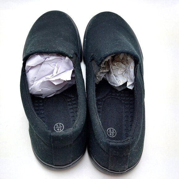 Hash Bubbie Women's Slip on Shoes Low Top Canvas Sneakers Non Slip - Picture 4 of 7